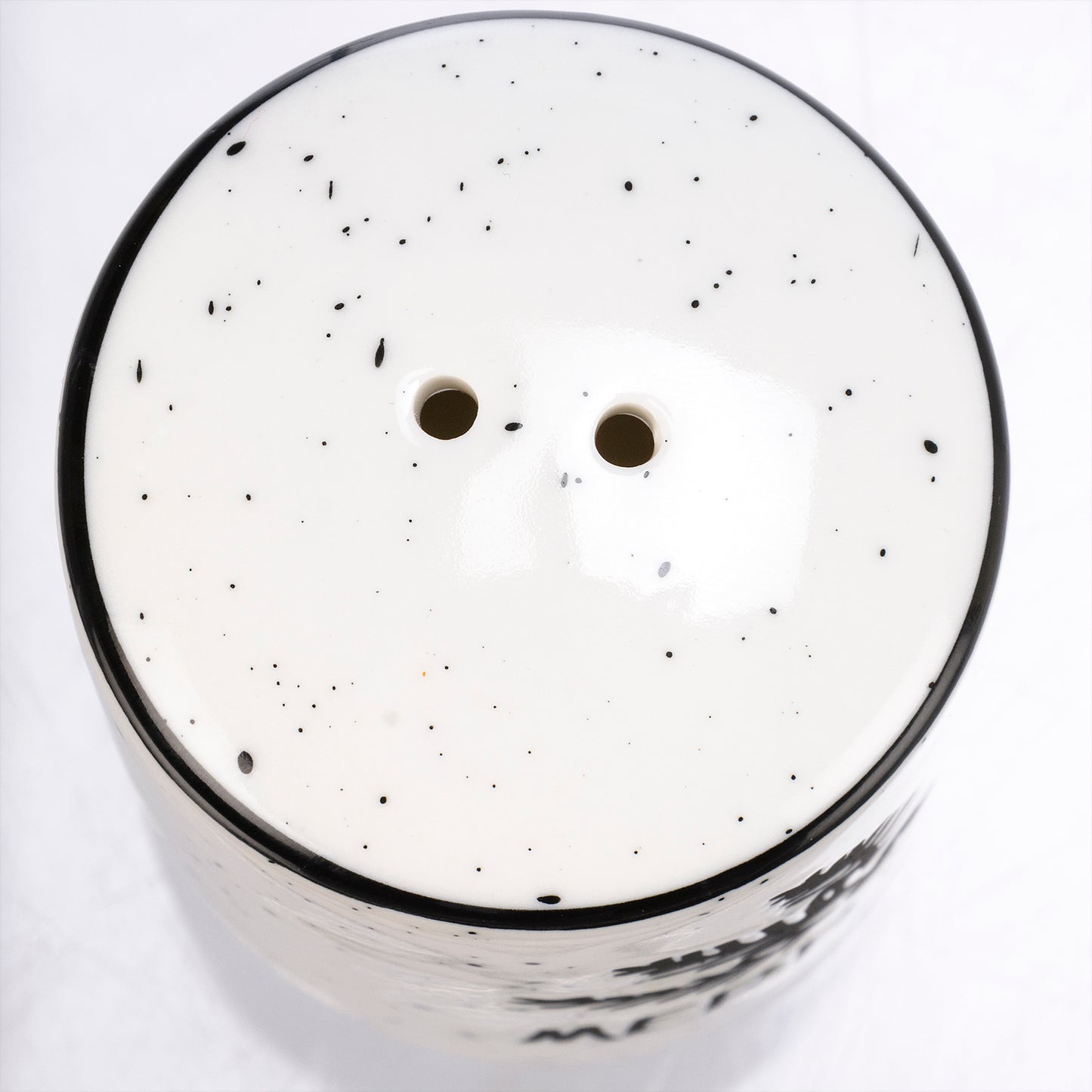 Salt and Pepper Shaker Merry Bright Black and White Christmas