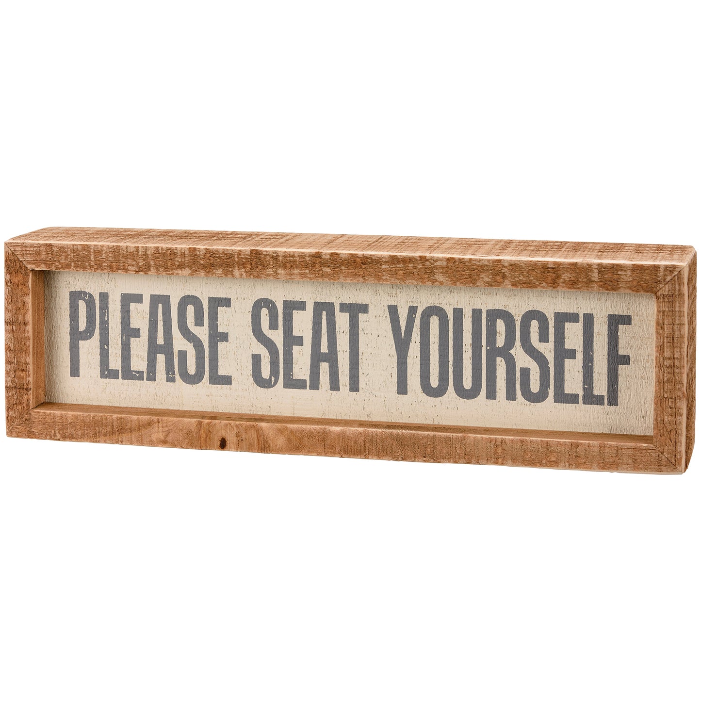 "Please Seat Yourself" Sign
