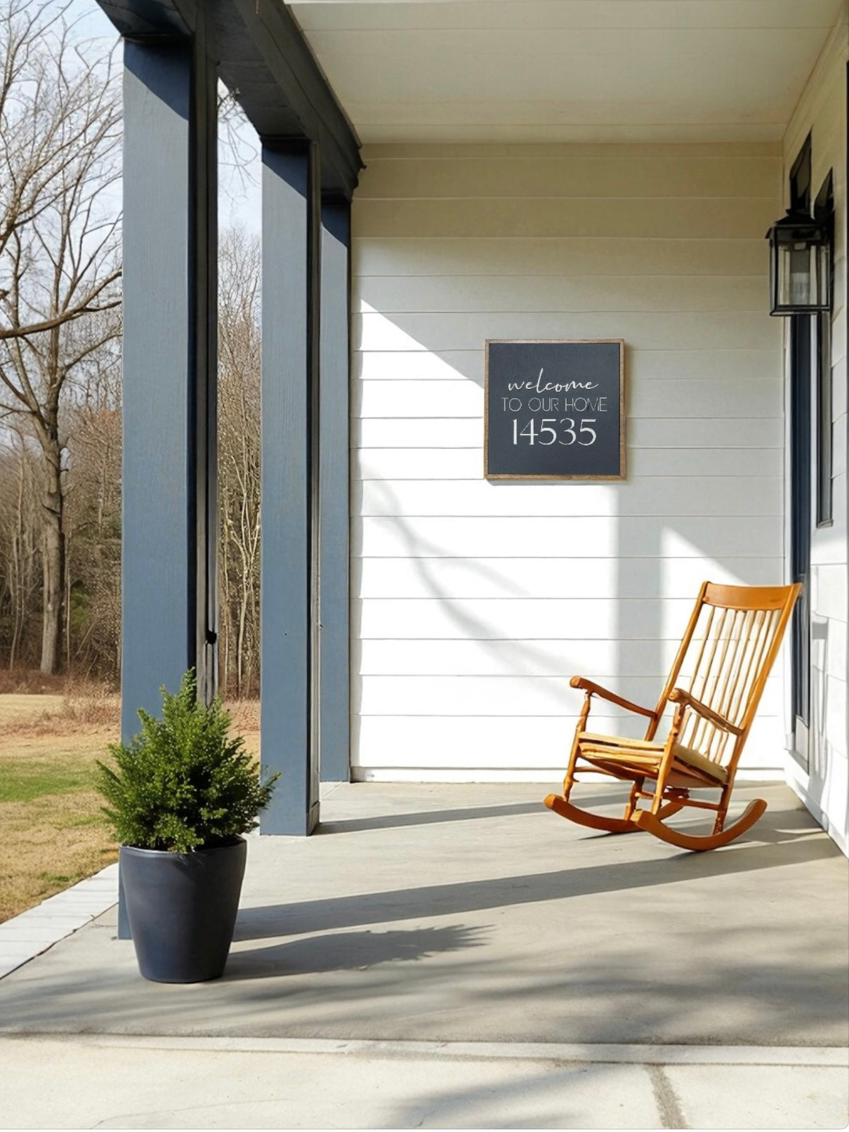 "Welcome To Our Home" Sign