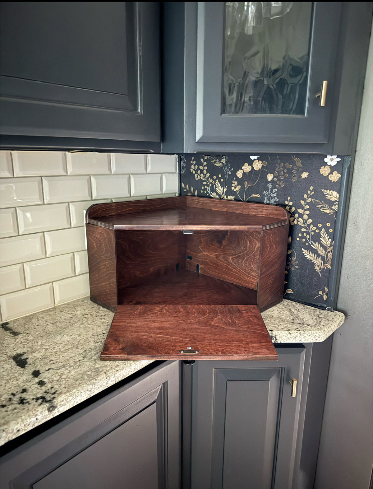 Bread Box in Red Oak Stain