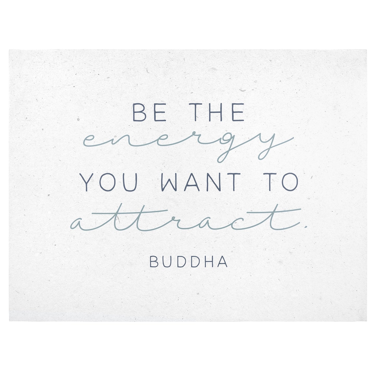 24" X 30" White Be The Energy Hanging Text Wall Decor