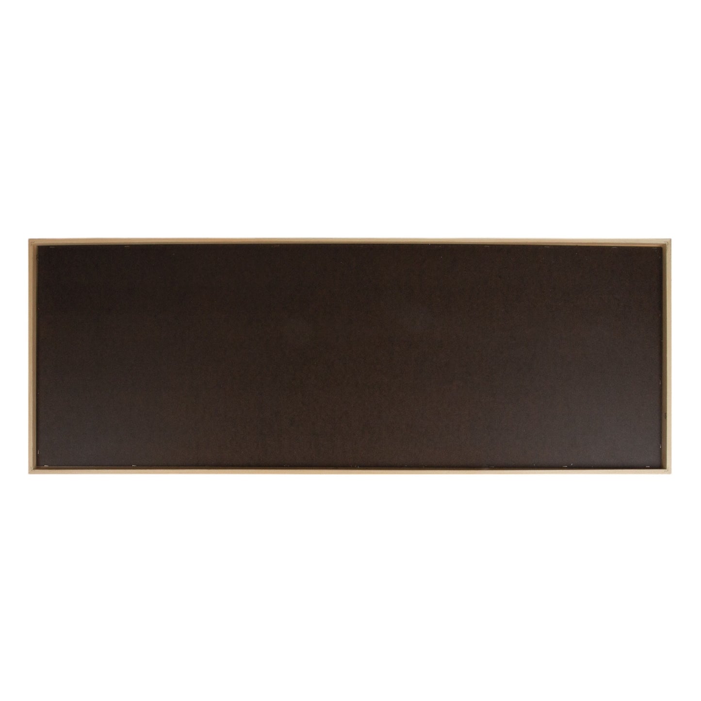 17" X 46" Brown and Black Always Kiss Me Goodnight Solid Wood Wall Decor