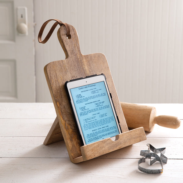 Rustic Cookbook Holder