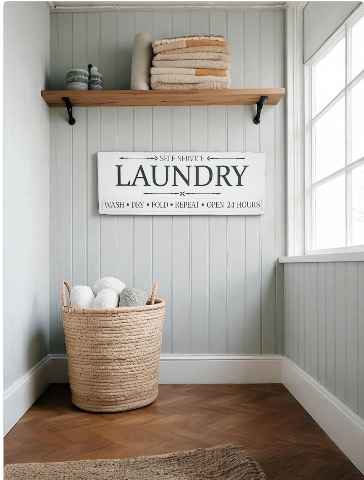 Laundry Wall Sign