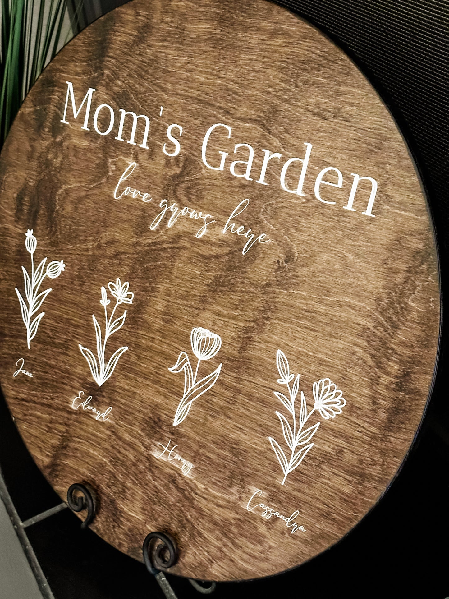 Mom's Garden Mother's Day Sign