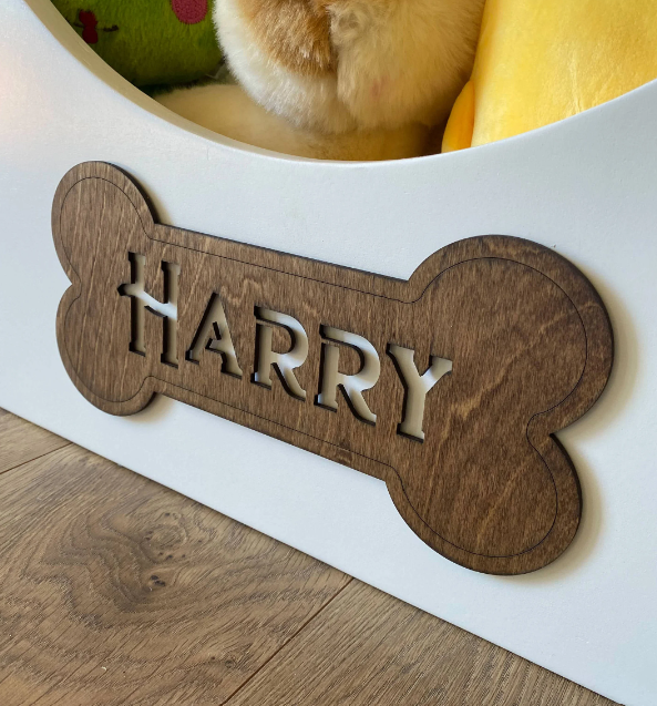 Personalized Dog Bone Name Sign