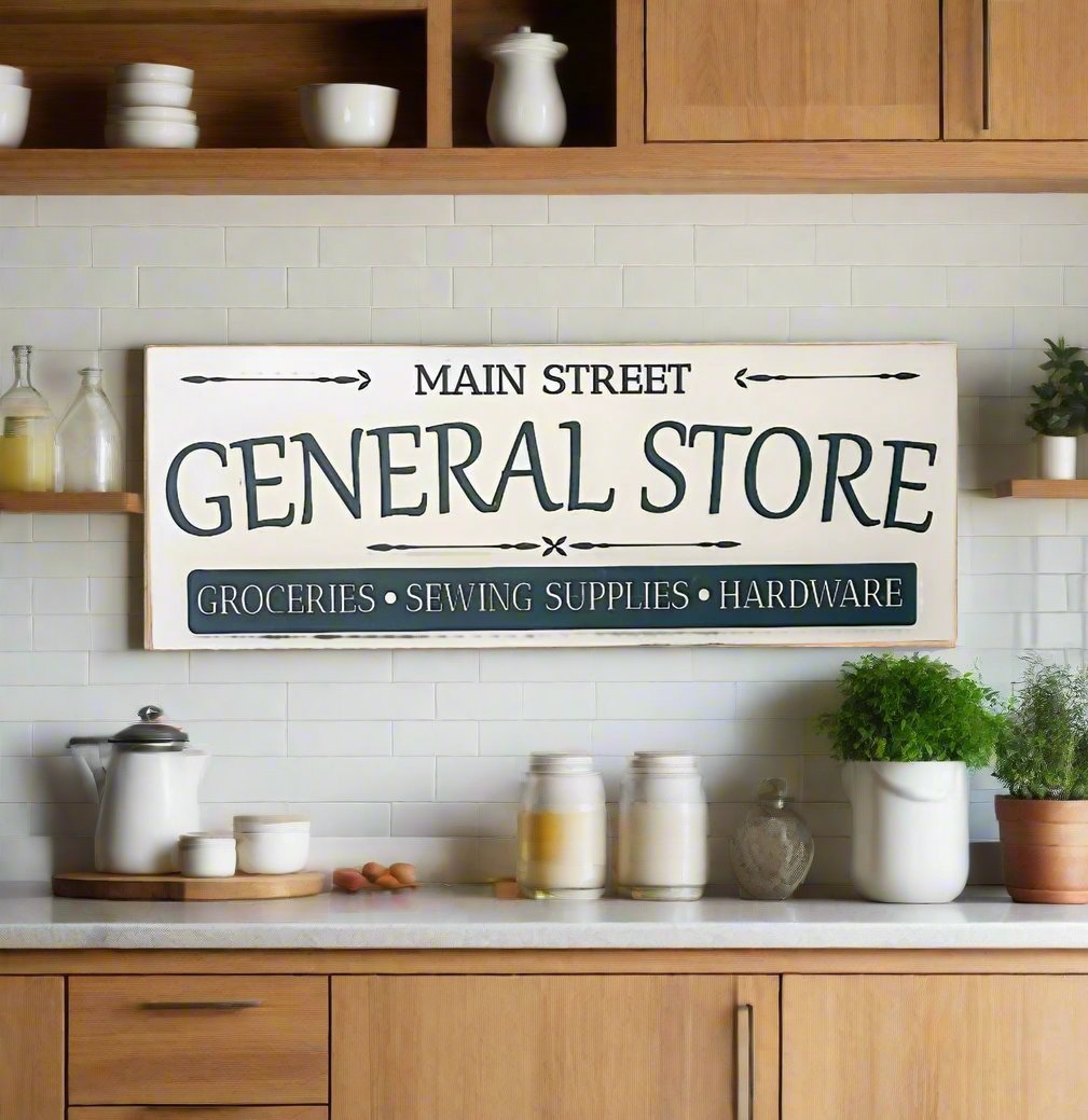 General Store Wall Sign