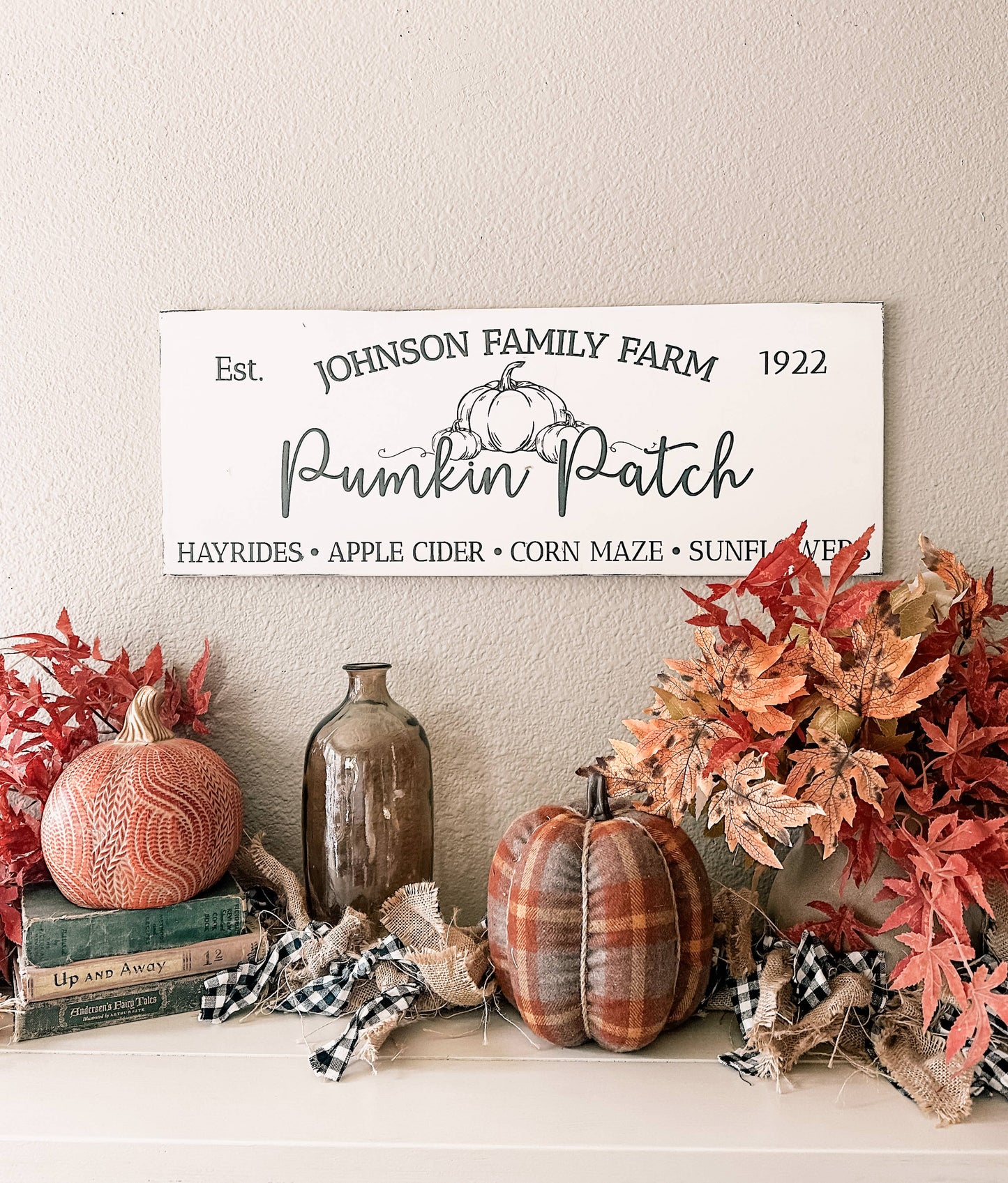 Personalized Pumpkin Patch Sign