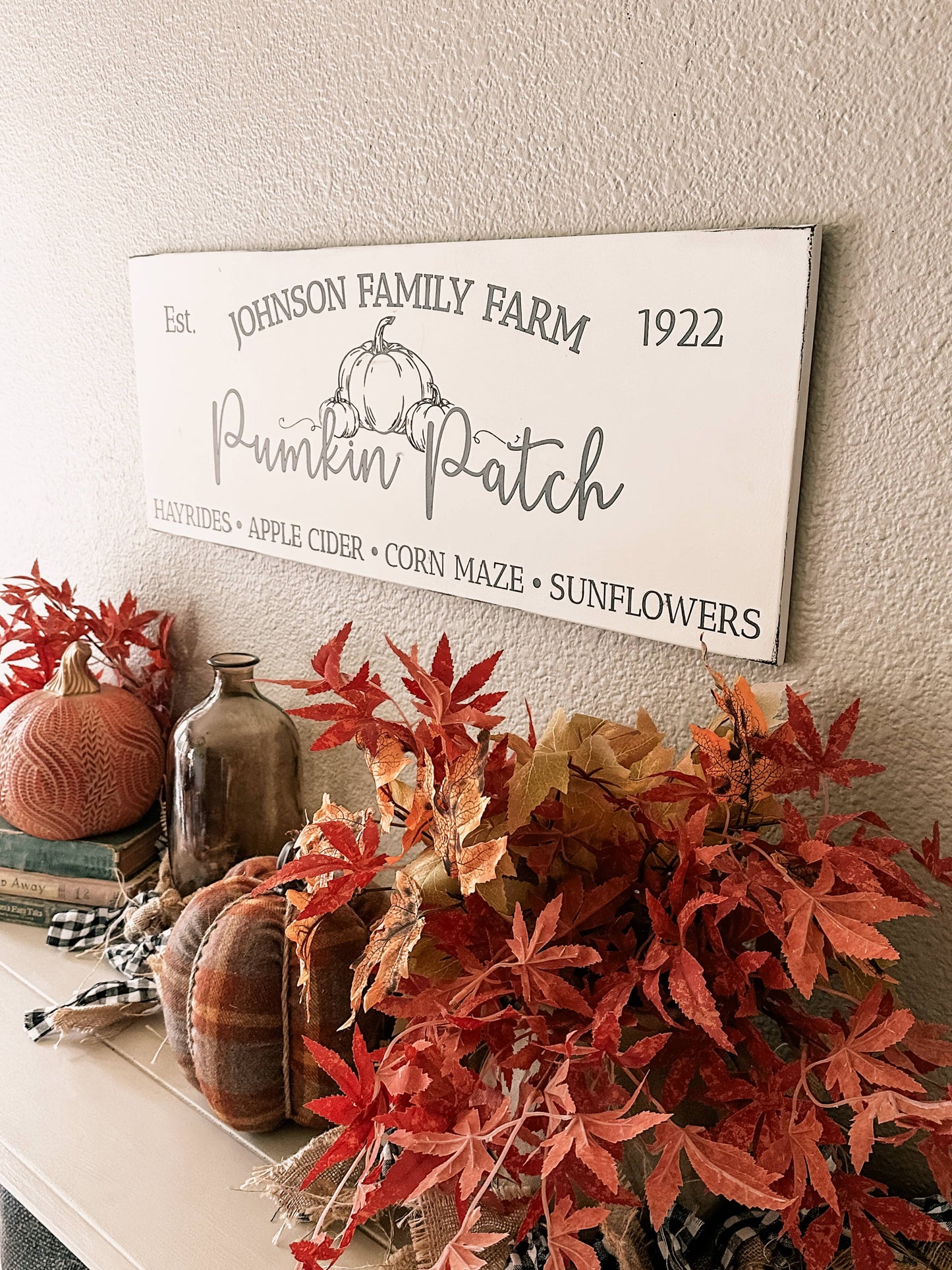 Personalized Pumpkin Patch Sign