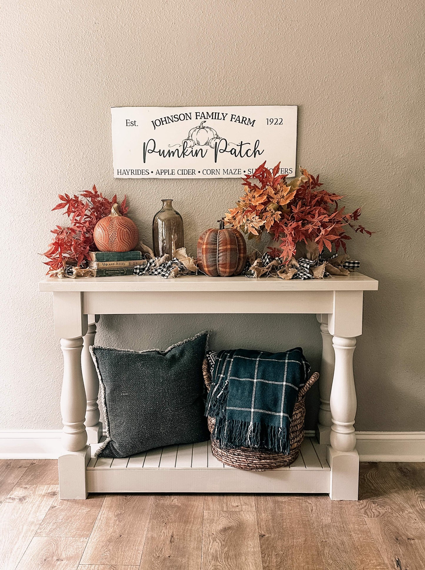 Personalized Pumpkin Patch Sign
