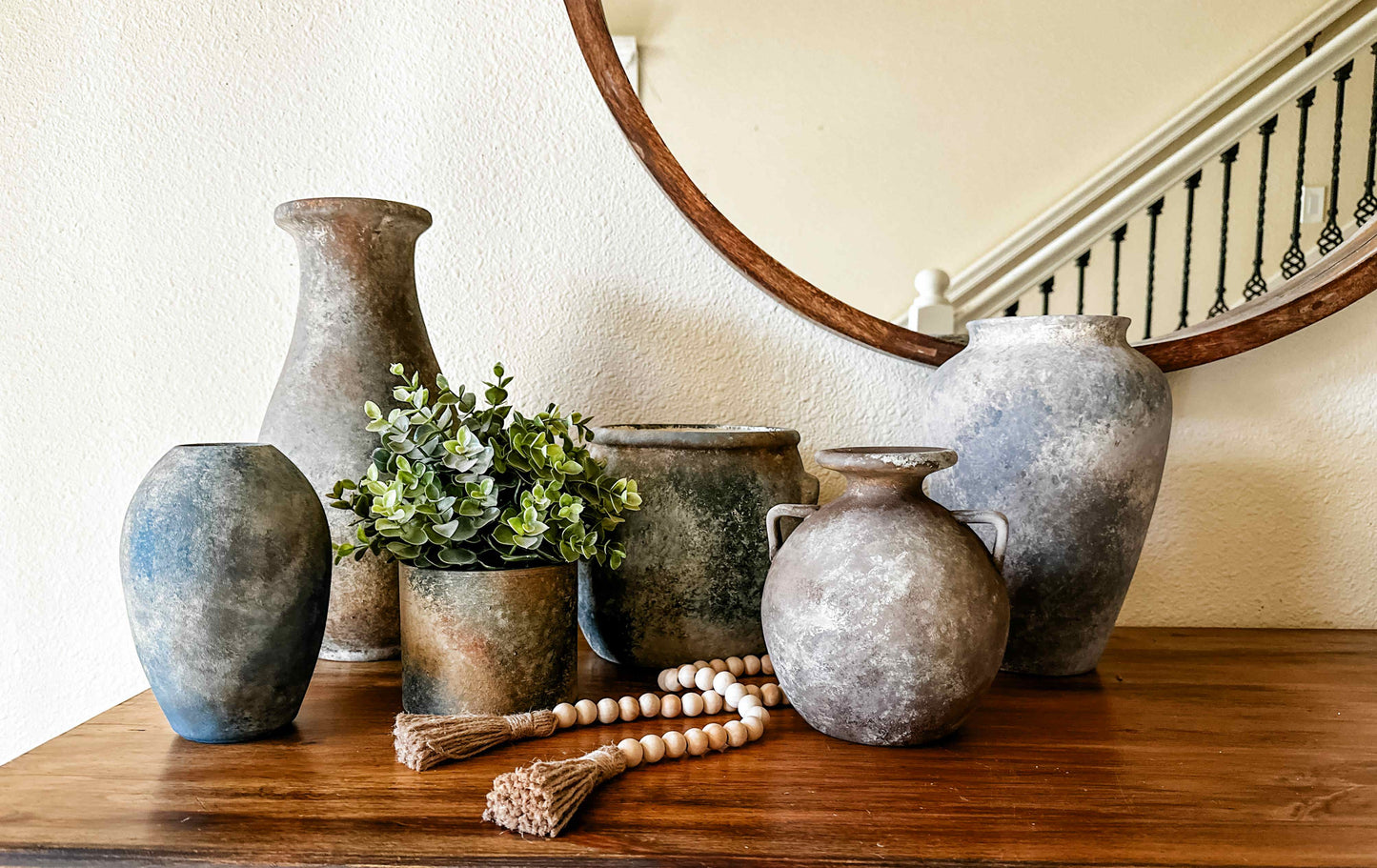 Textured Wide Vase