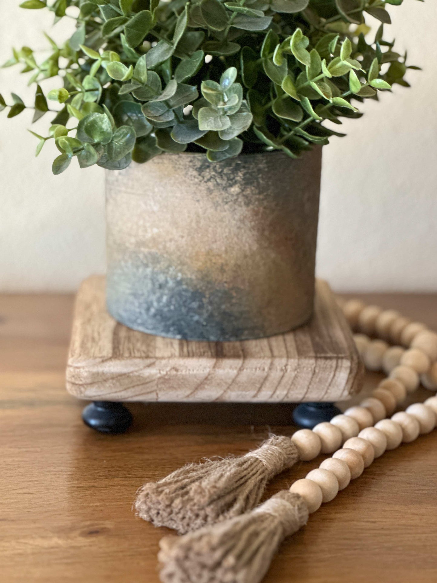 Textured Short Vase