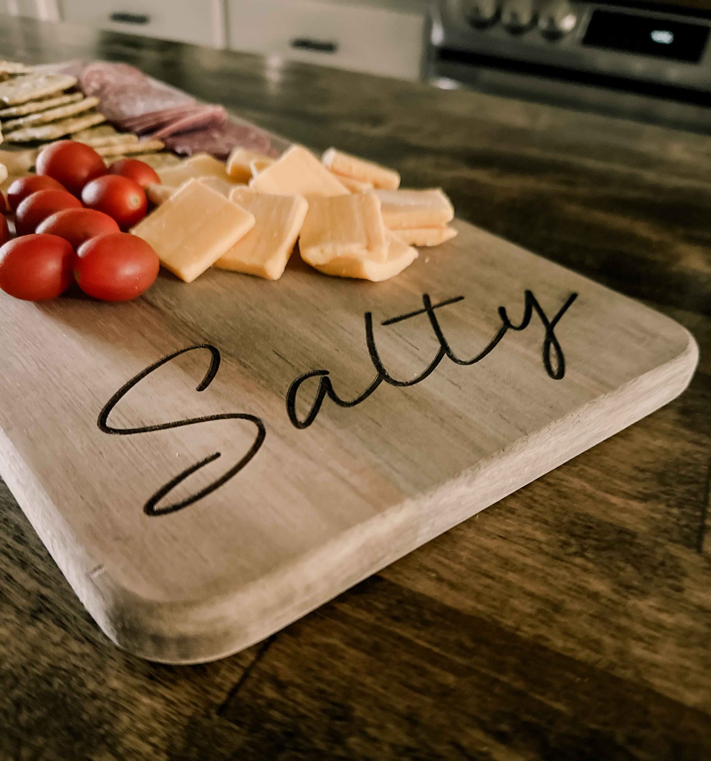Sweet and Salty Long Rectangle Cutting Board