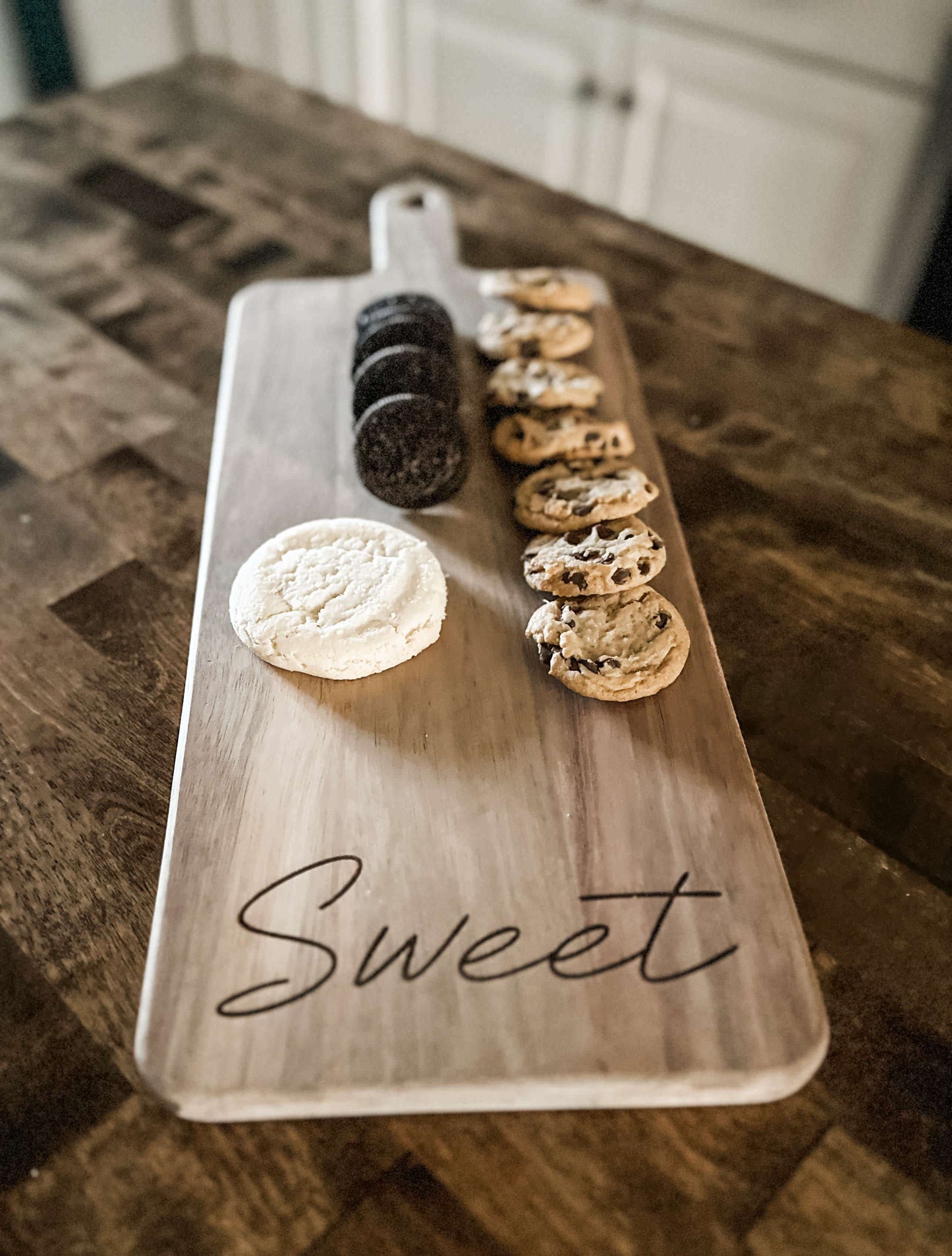 Sweet and Salty Long Rectangle Cutting Board