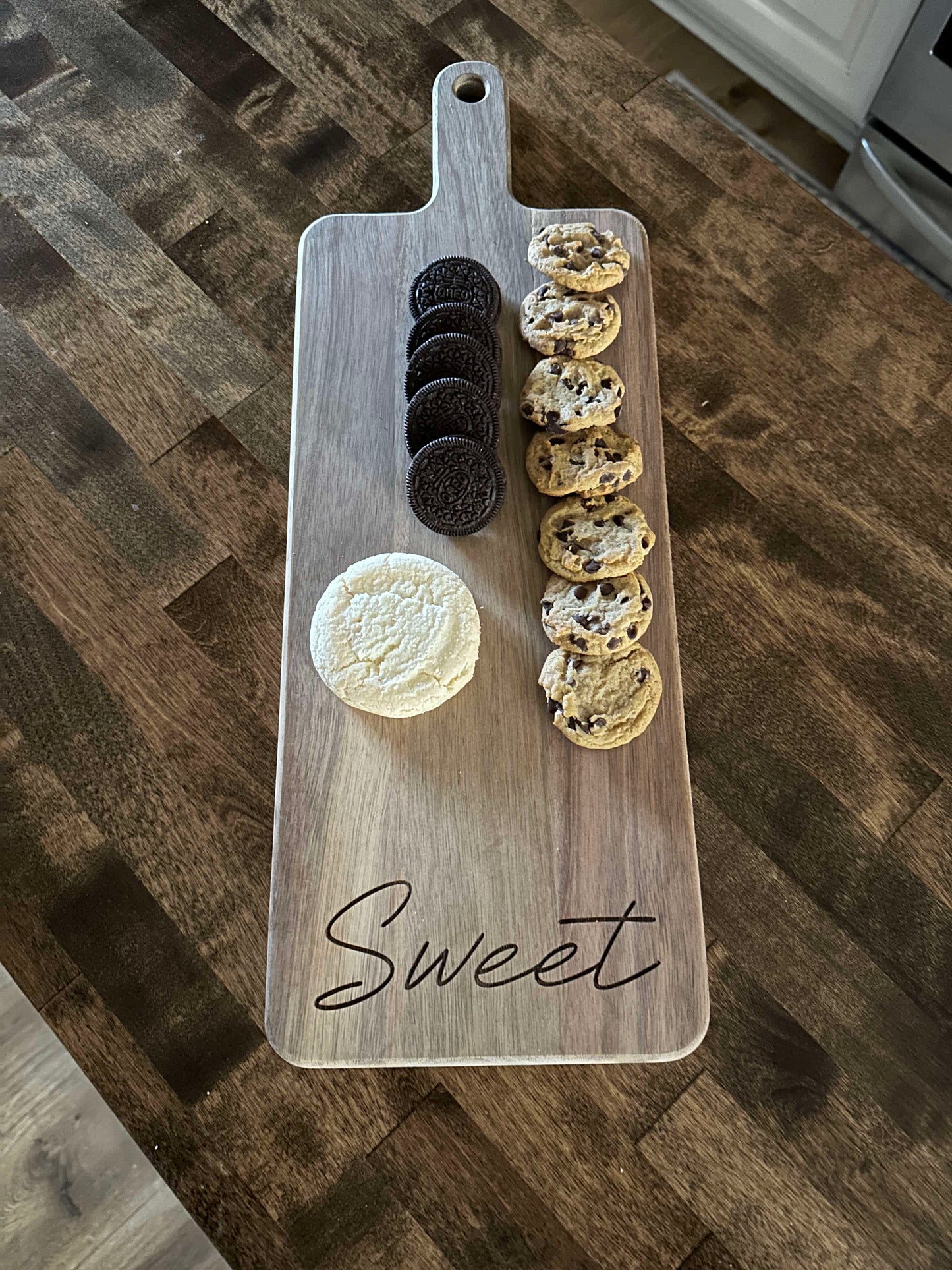 Sweet and Salty Long Rectangle Cutting Board