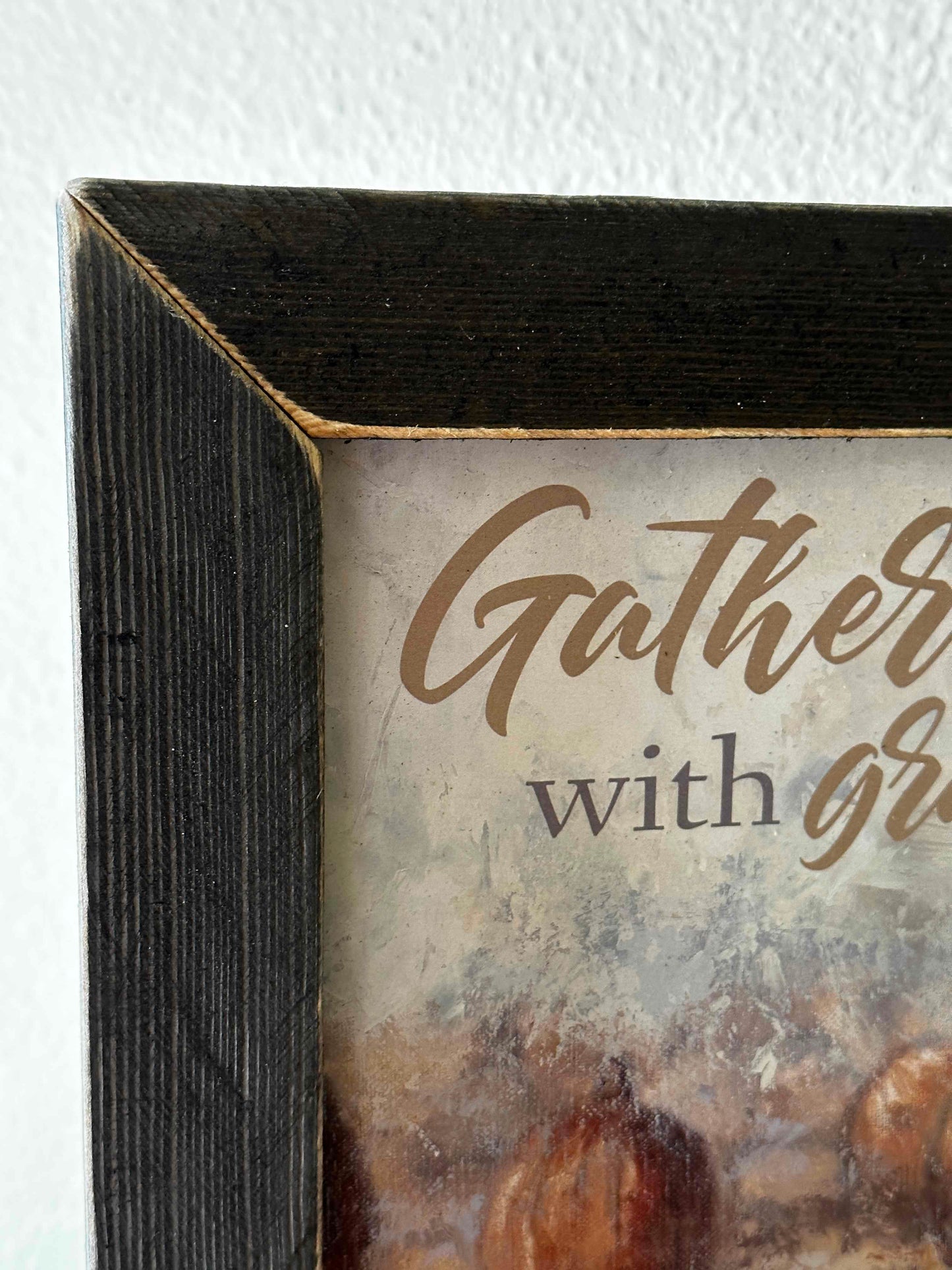 Gather here pumpkin sign