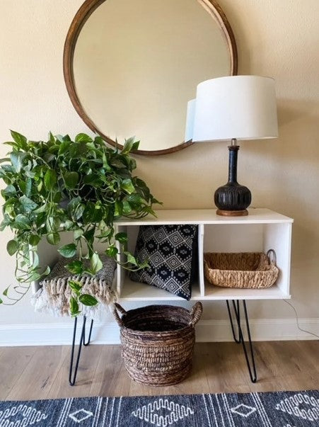 Entryway Credenza in Soft White, Tall