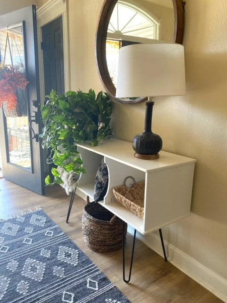 Entryway Credenza in Soft White, Tall