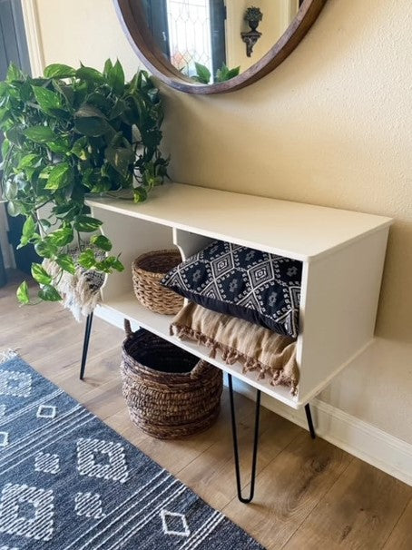 Entryway Credenza in Soft White, Tall