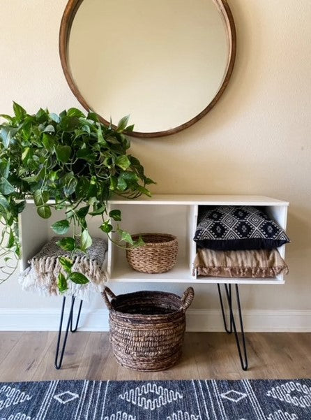 Entryway Credenza in Soft White, Tall