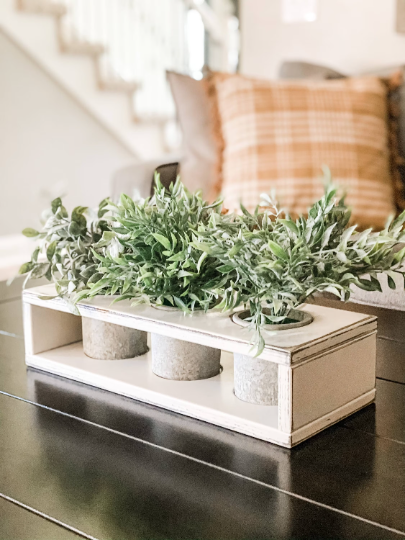 Farmhouse Style Plant Holder Centerpiece