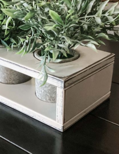 Farmhouse Style Plant Holder Centerpiece