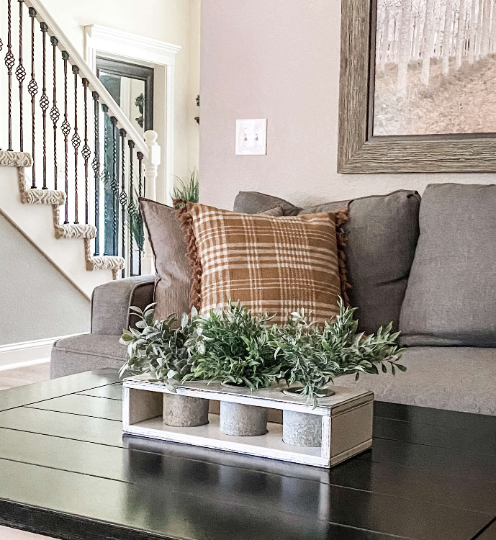 Farmhouse Style Plant Holder Centerpiece