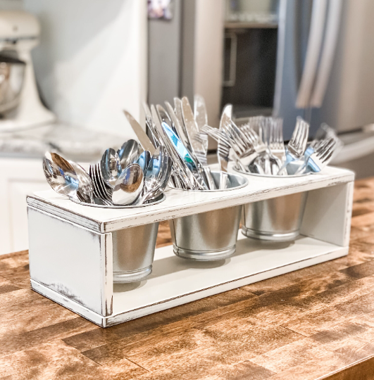 Farmhouse Style Utensil Stand Centerpiece