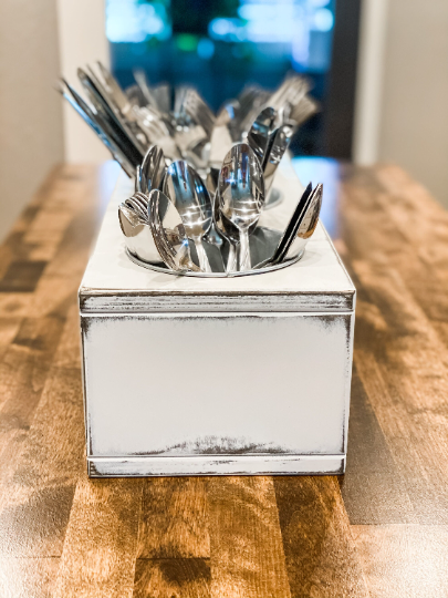 Farmhouse Style Utensil Stand Centerpiece