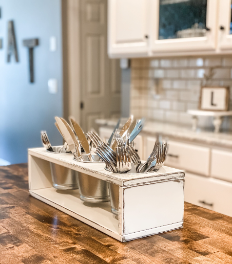 Farmhouse Style Utensil Stand Centerpiece
