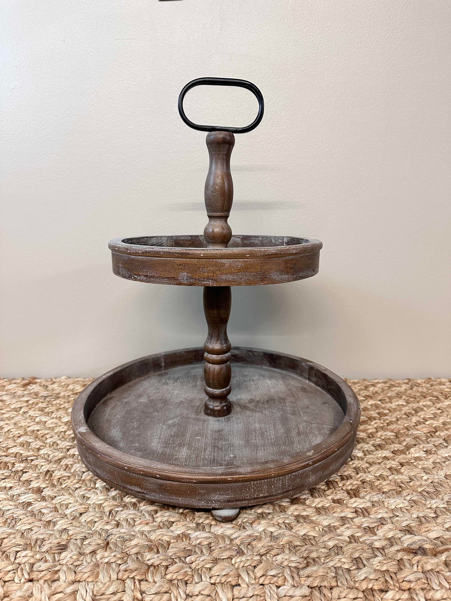 Rustic Style Tiered Tray