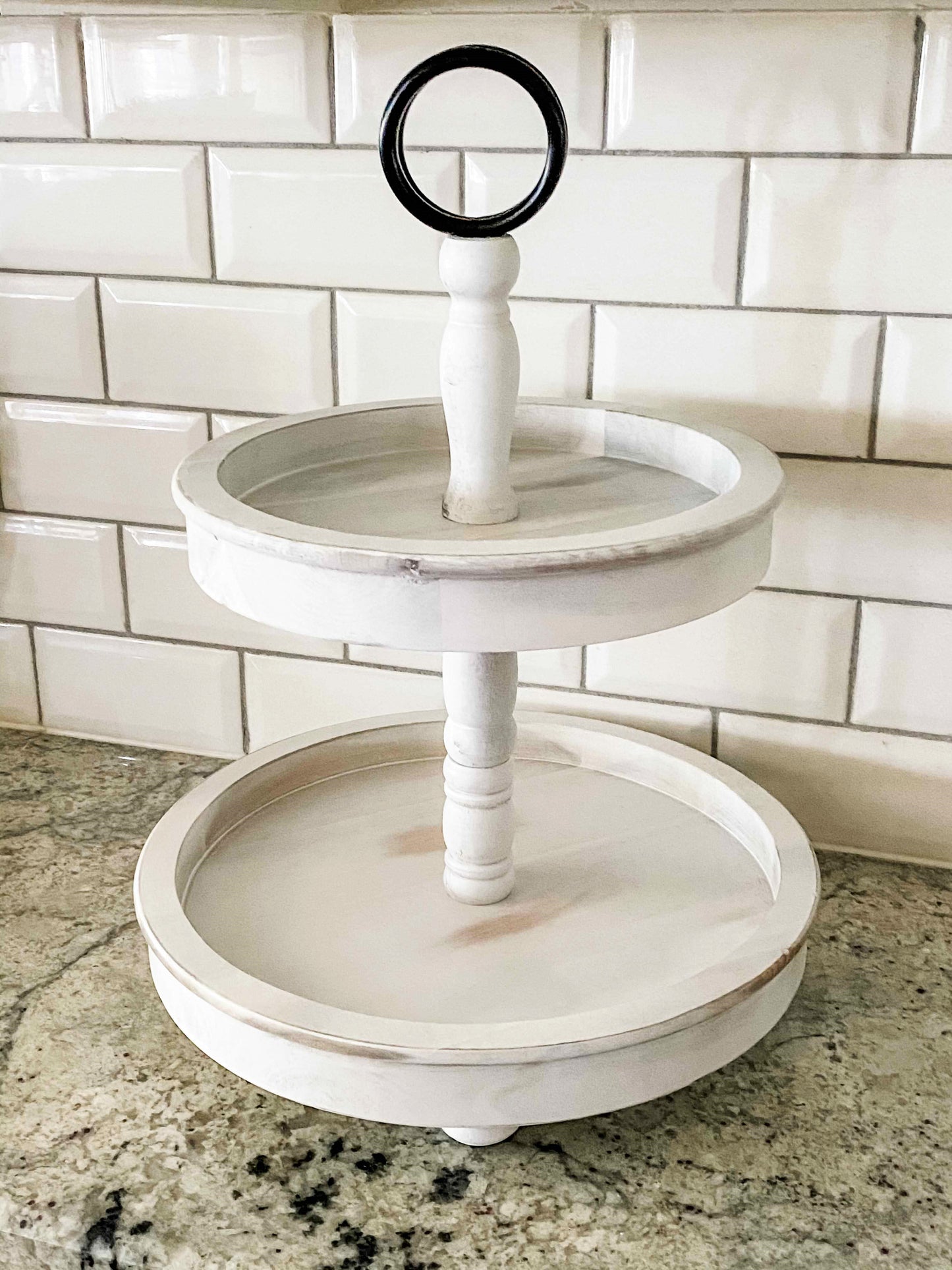 Farmhouse Style Tiered Tray