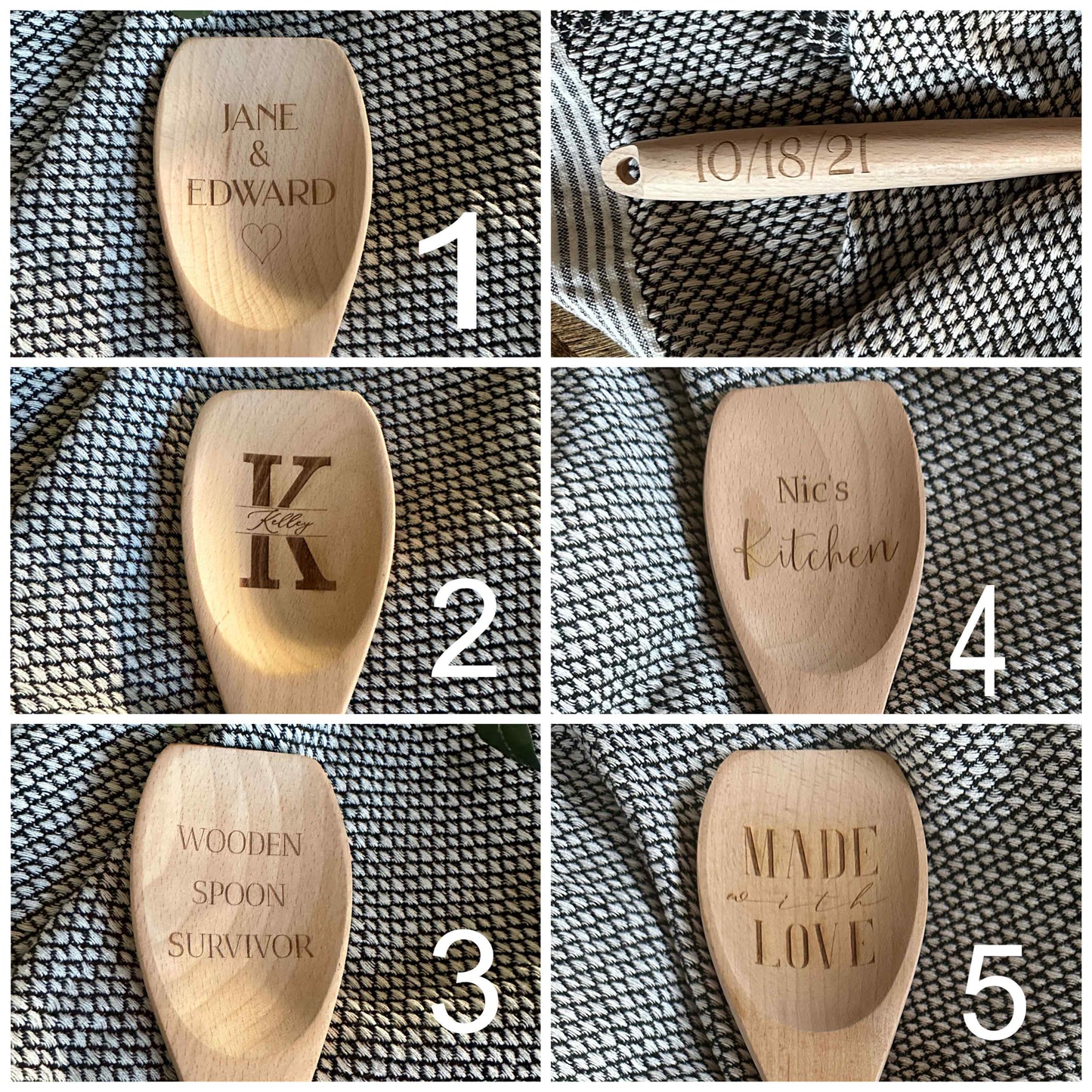 Personalized Wooden Spoon