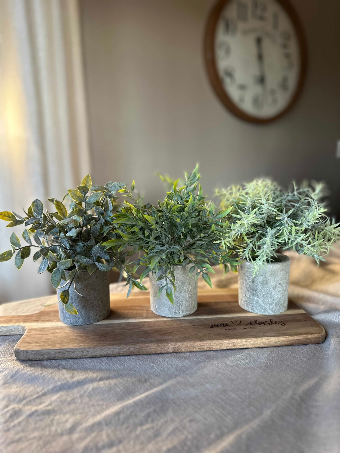 Greenery Decor Trio