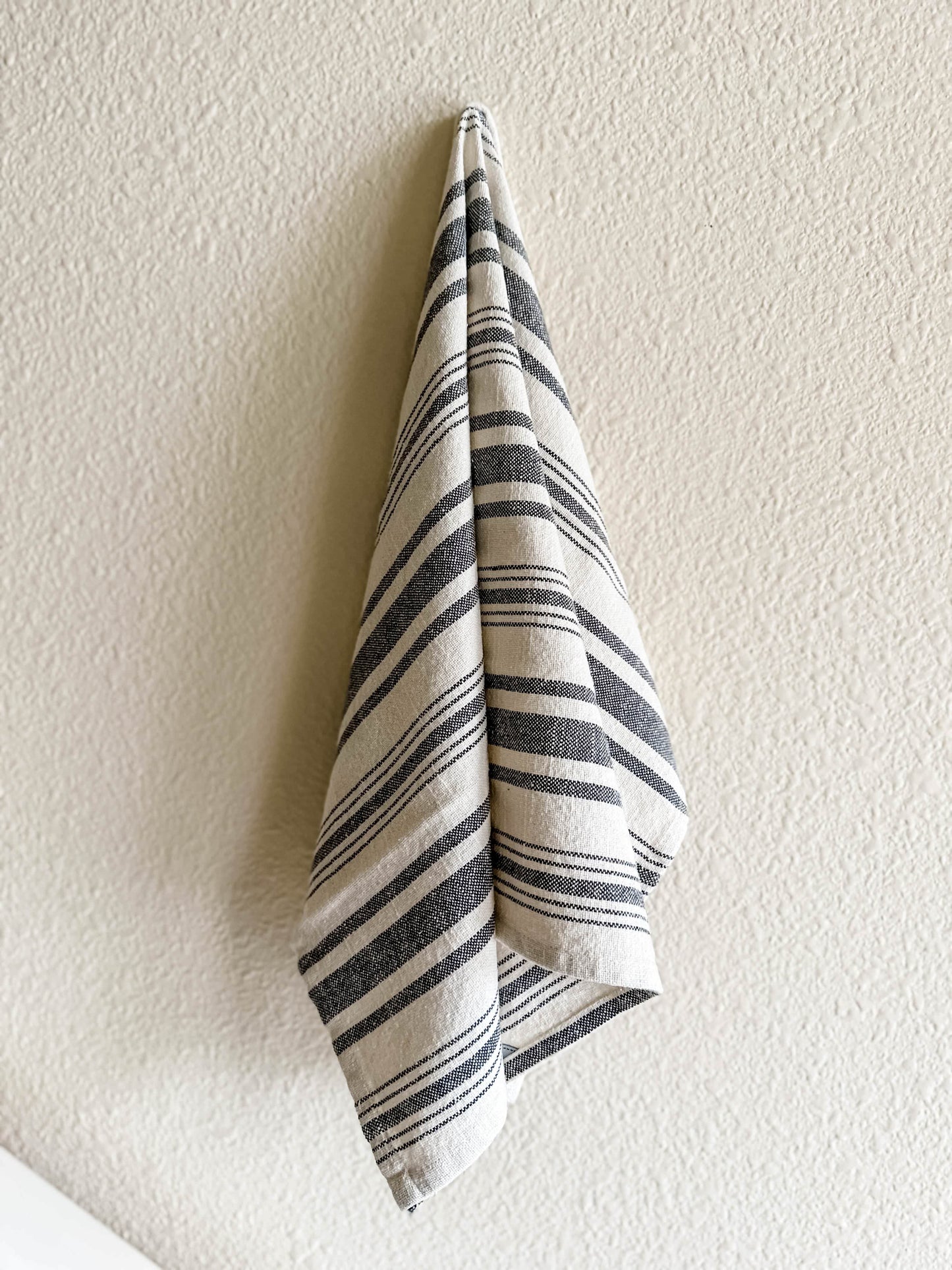 Kitchen Towel Set, Ivory + Gray