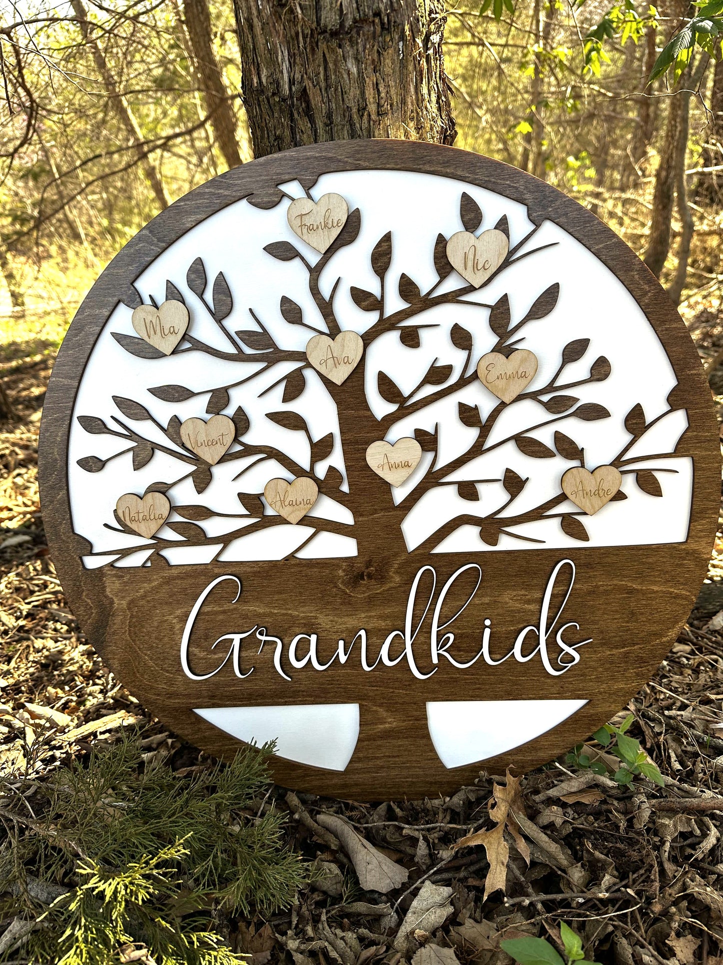 Personalized Family Tree Sign