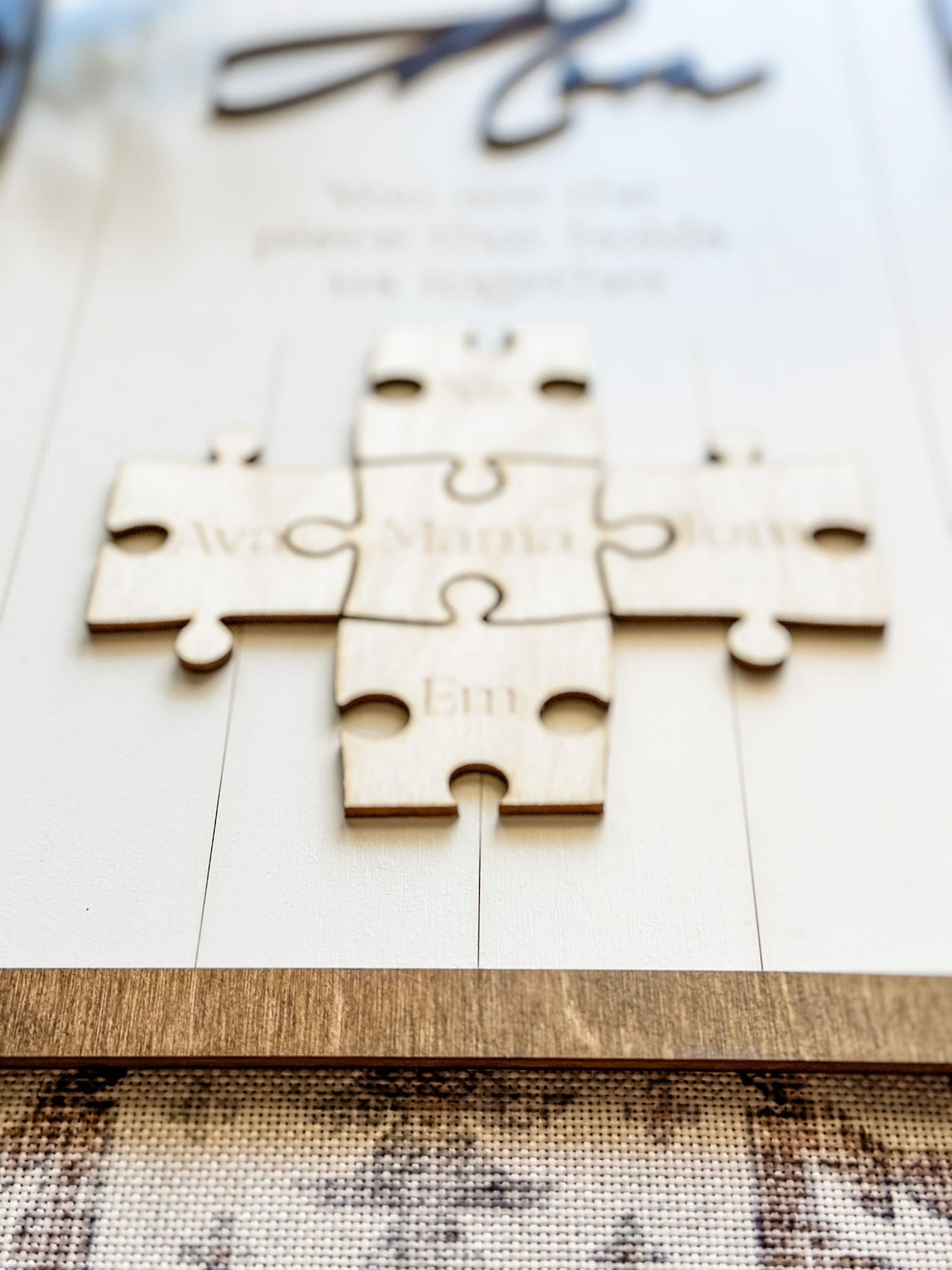 Mother's Day Puzzle Sign