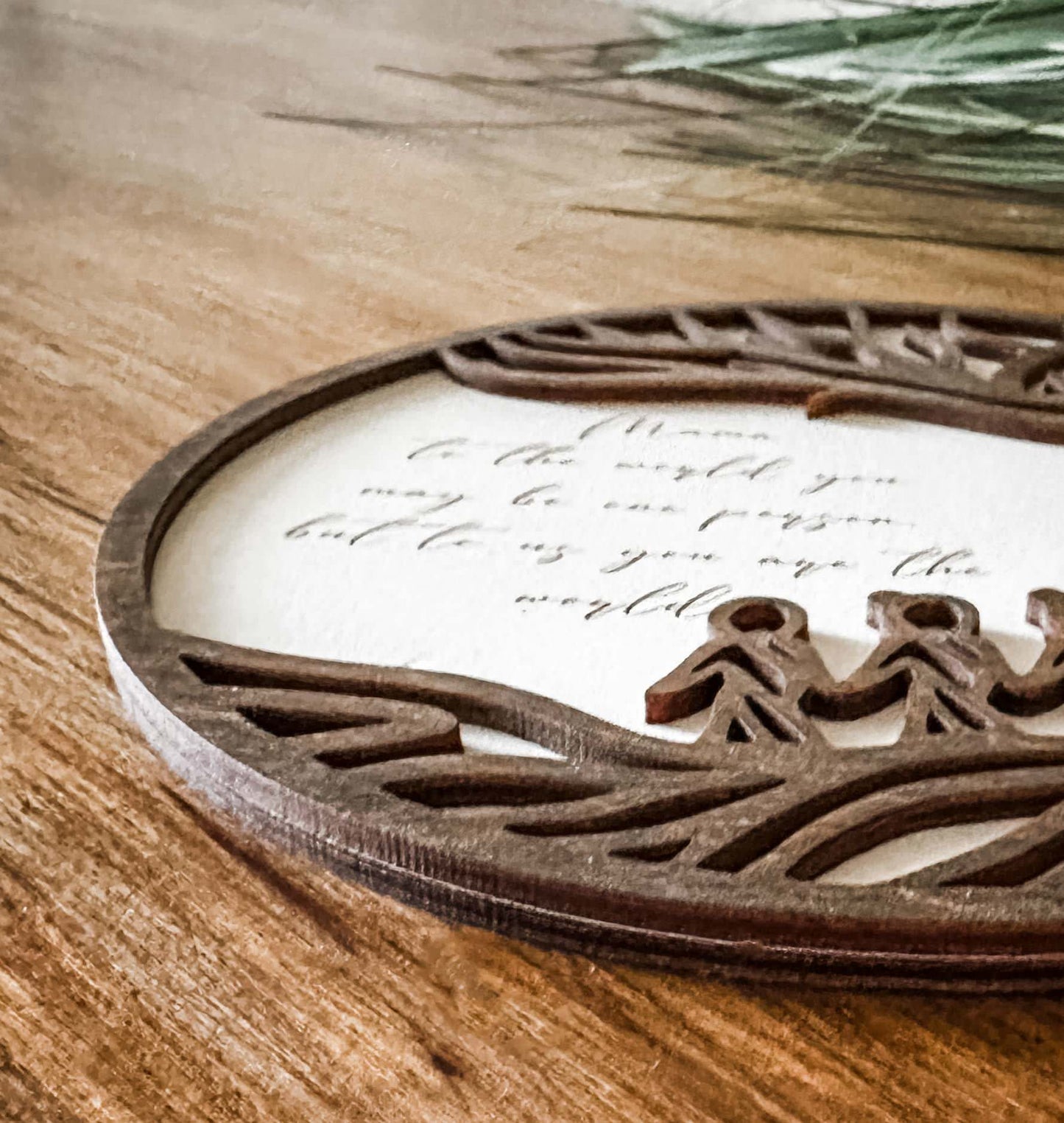 Engraved Mother's Day Tree Sign