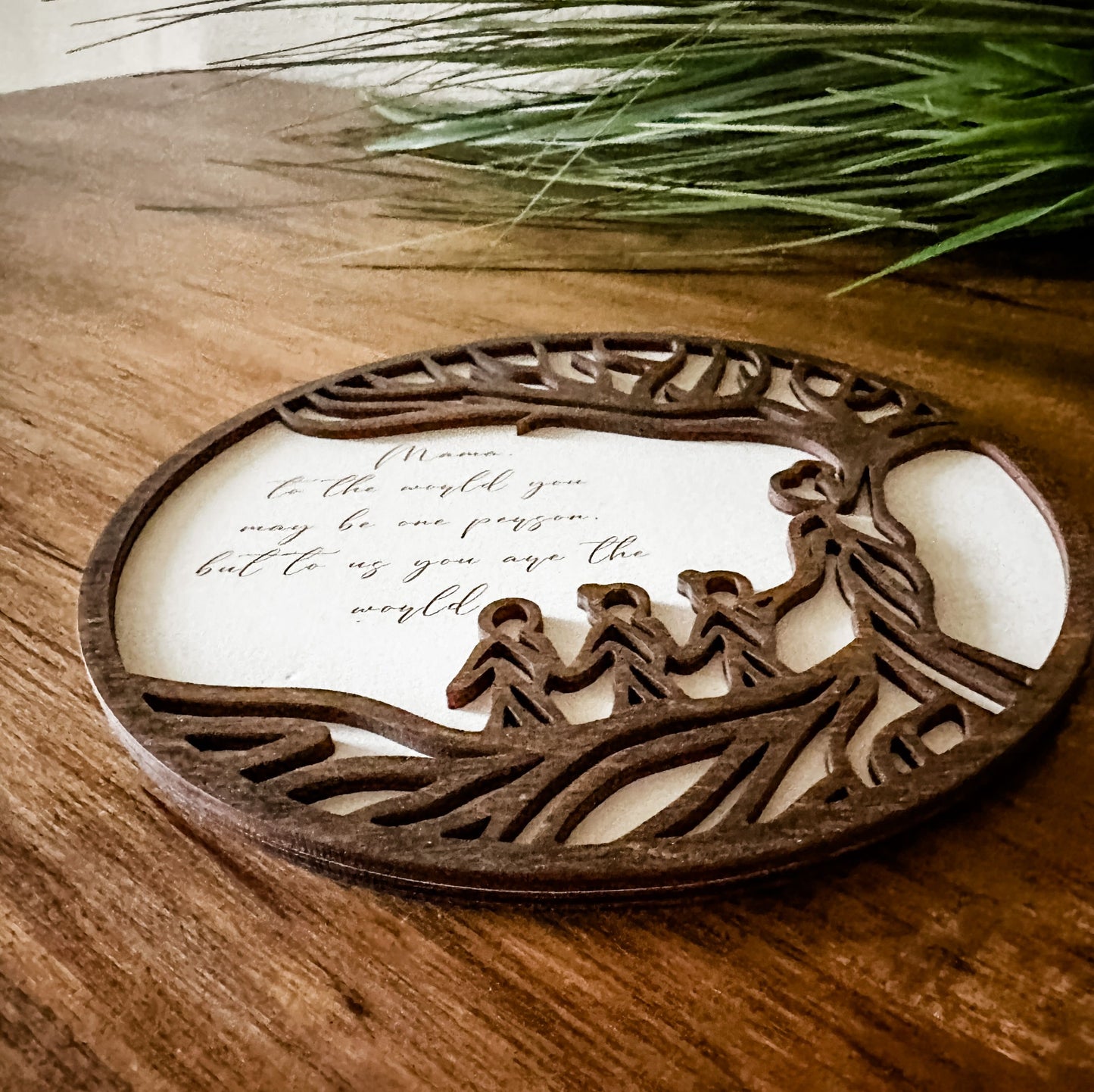 Engraved Mother's Day Tree Sign