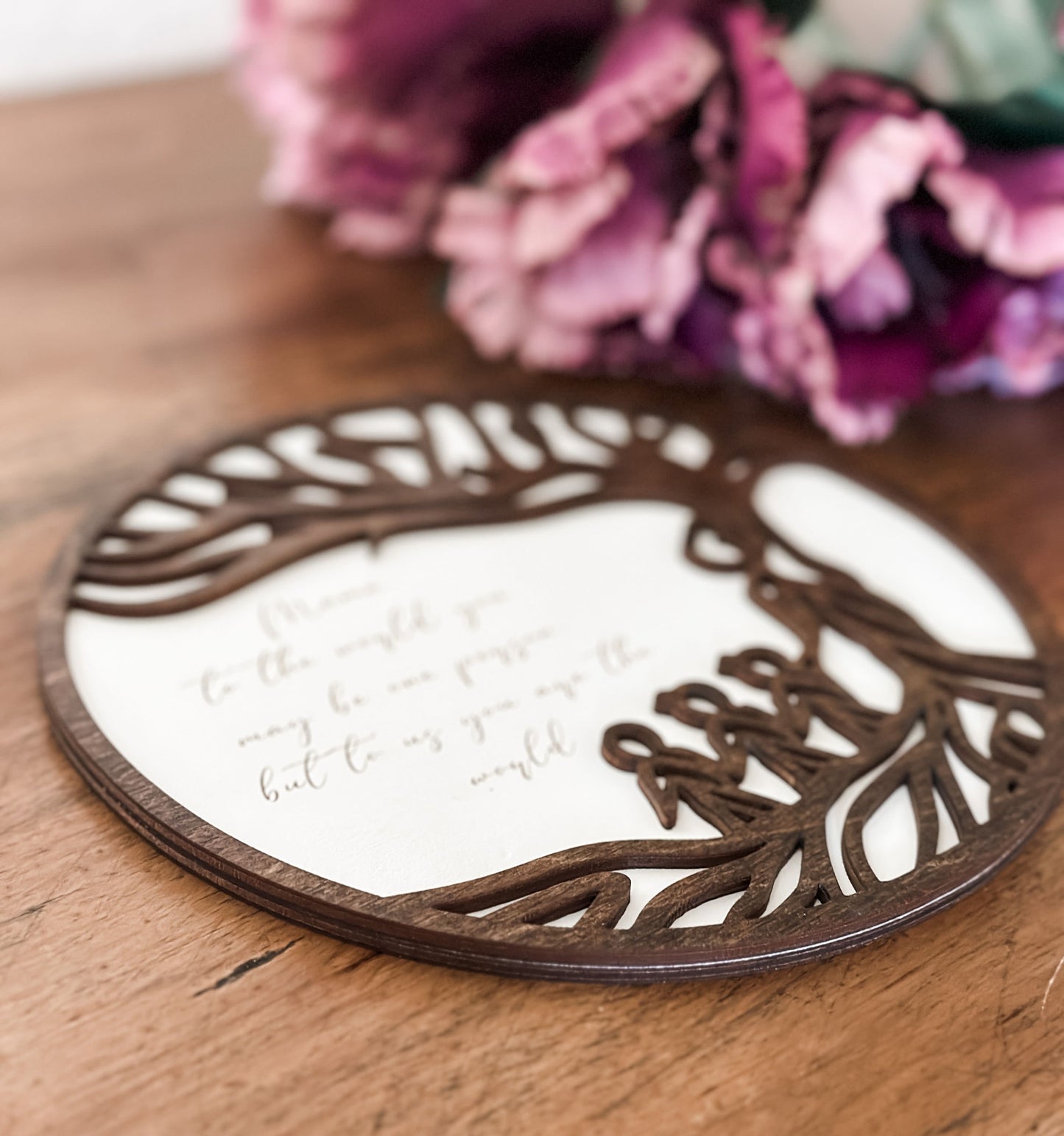 Engraved Mother's Day Tree Sign
