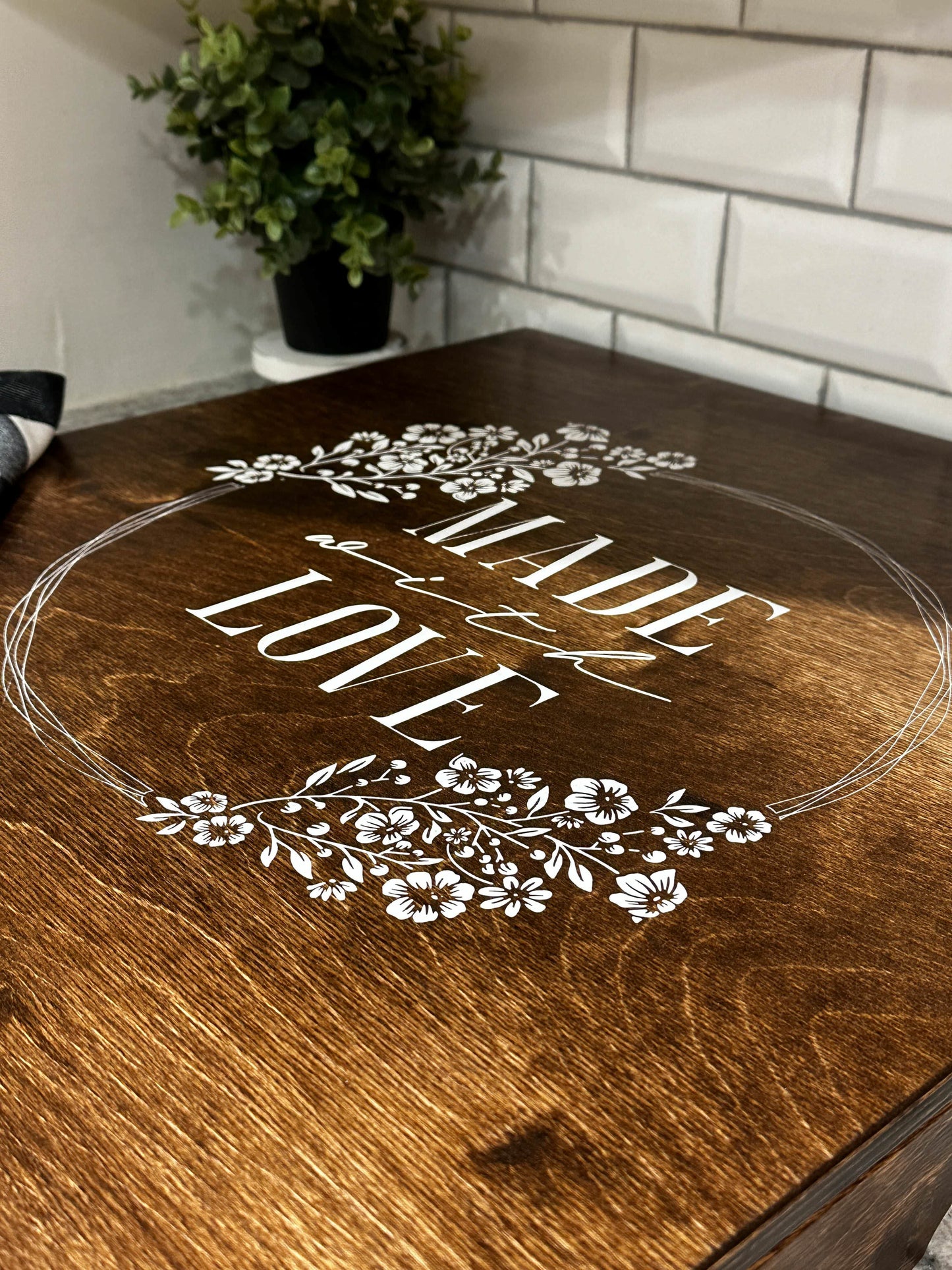 Engraved RV Stove Cover for Small Stovetops