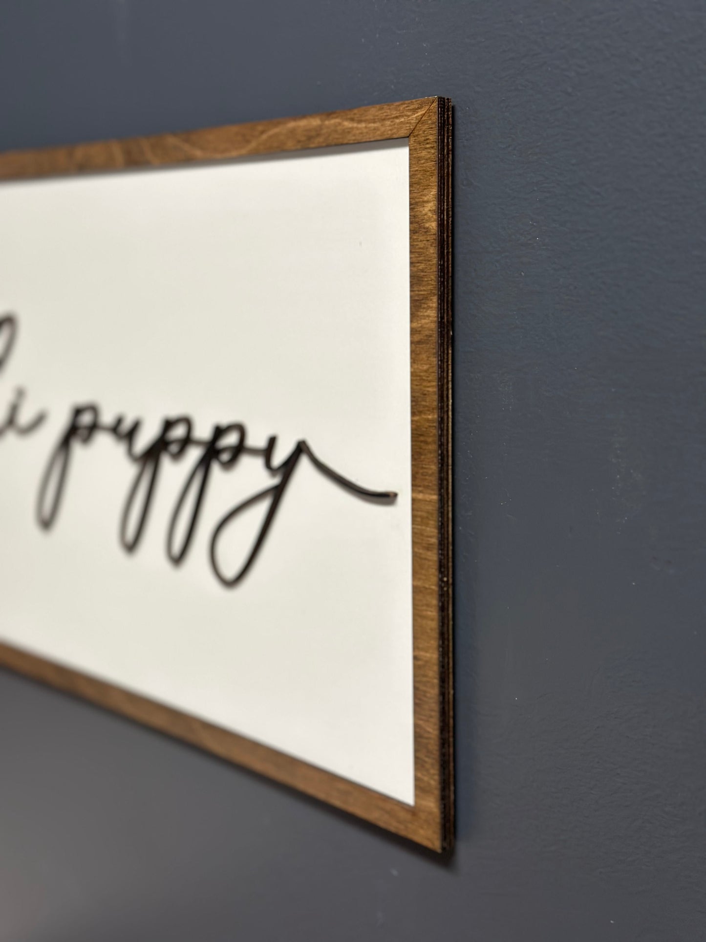 "Hi Puppy" Sign