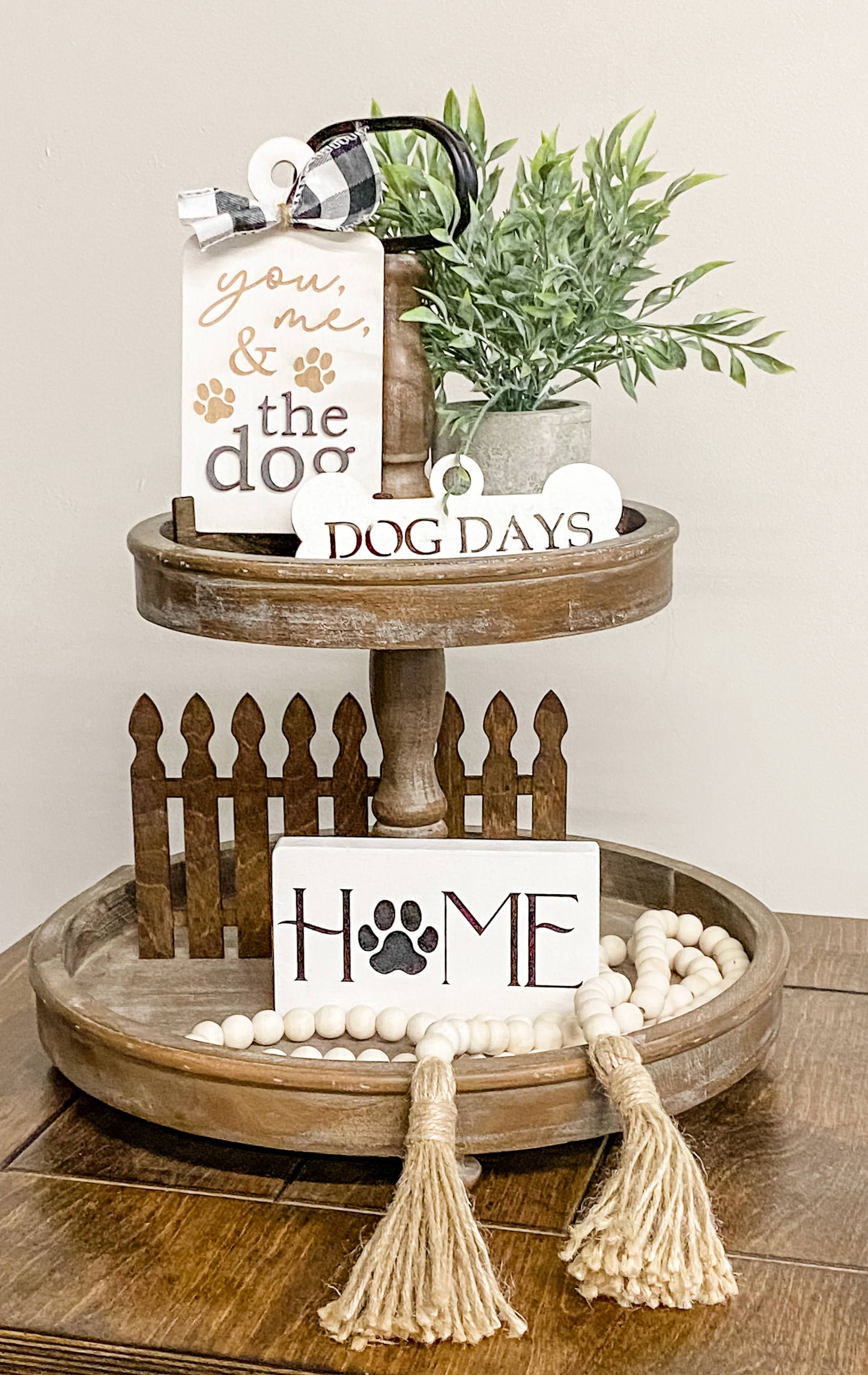 Greenery Decor Trio