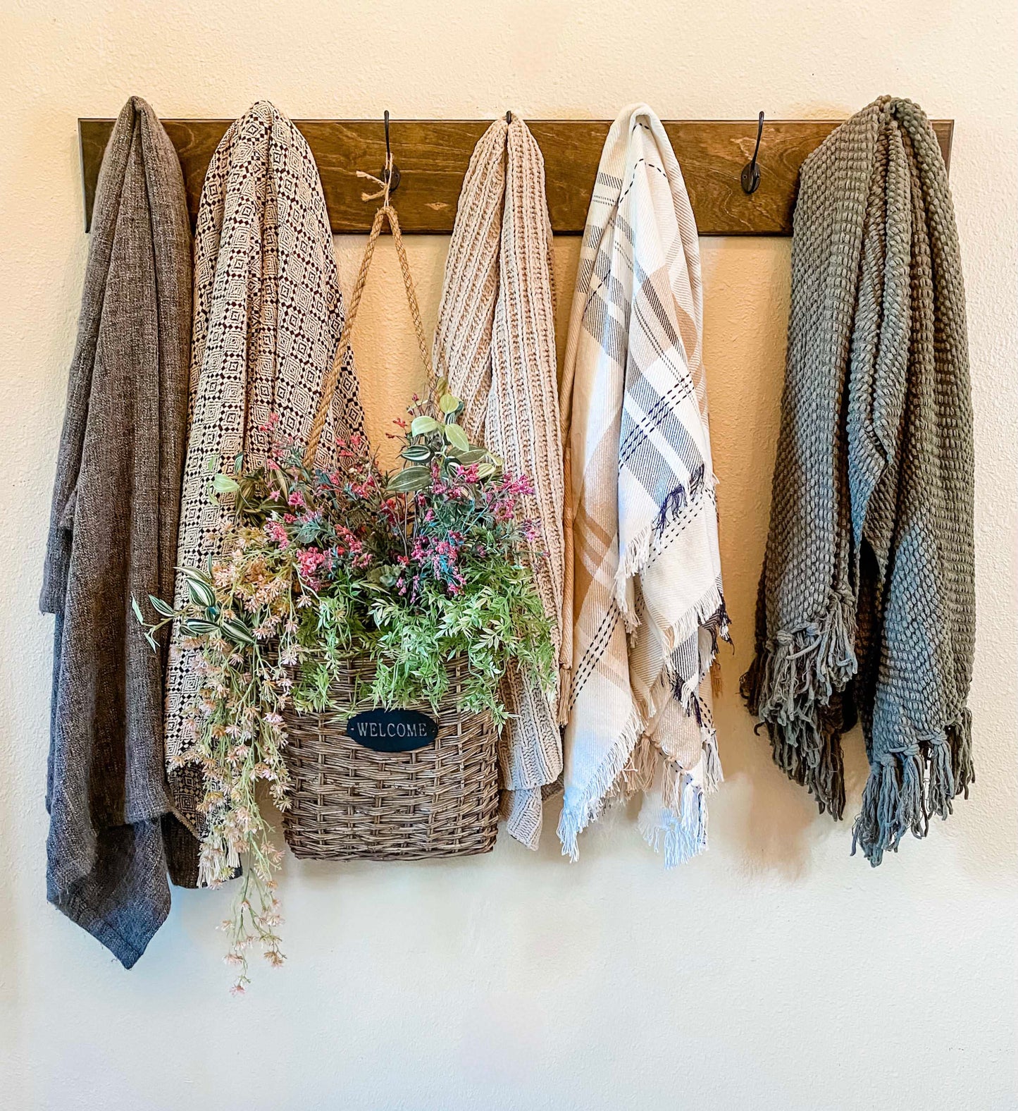 Coat Rack in Dark Brown