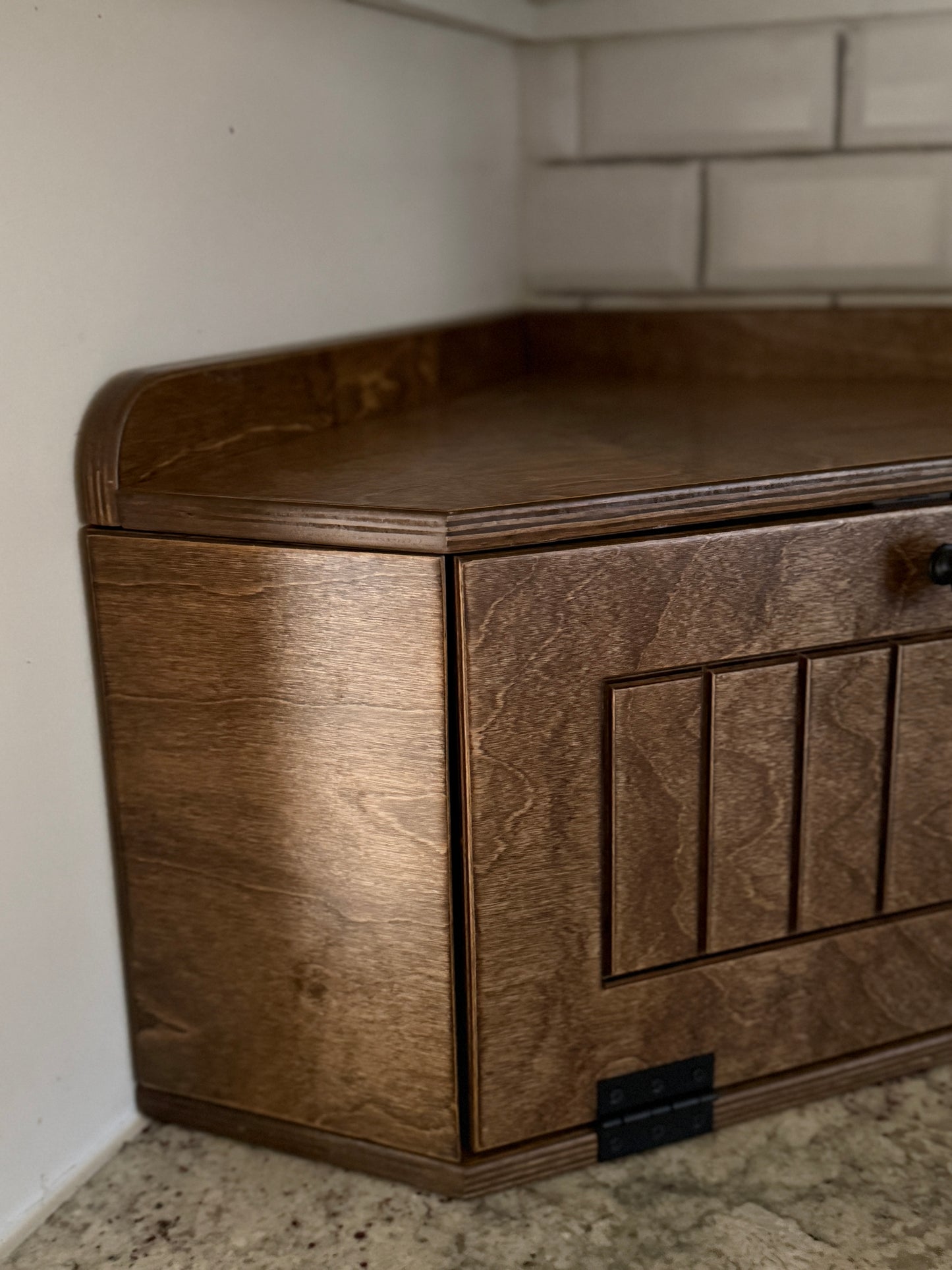 Bread Box Warm Brown Stain