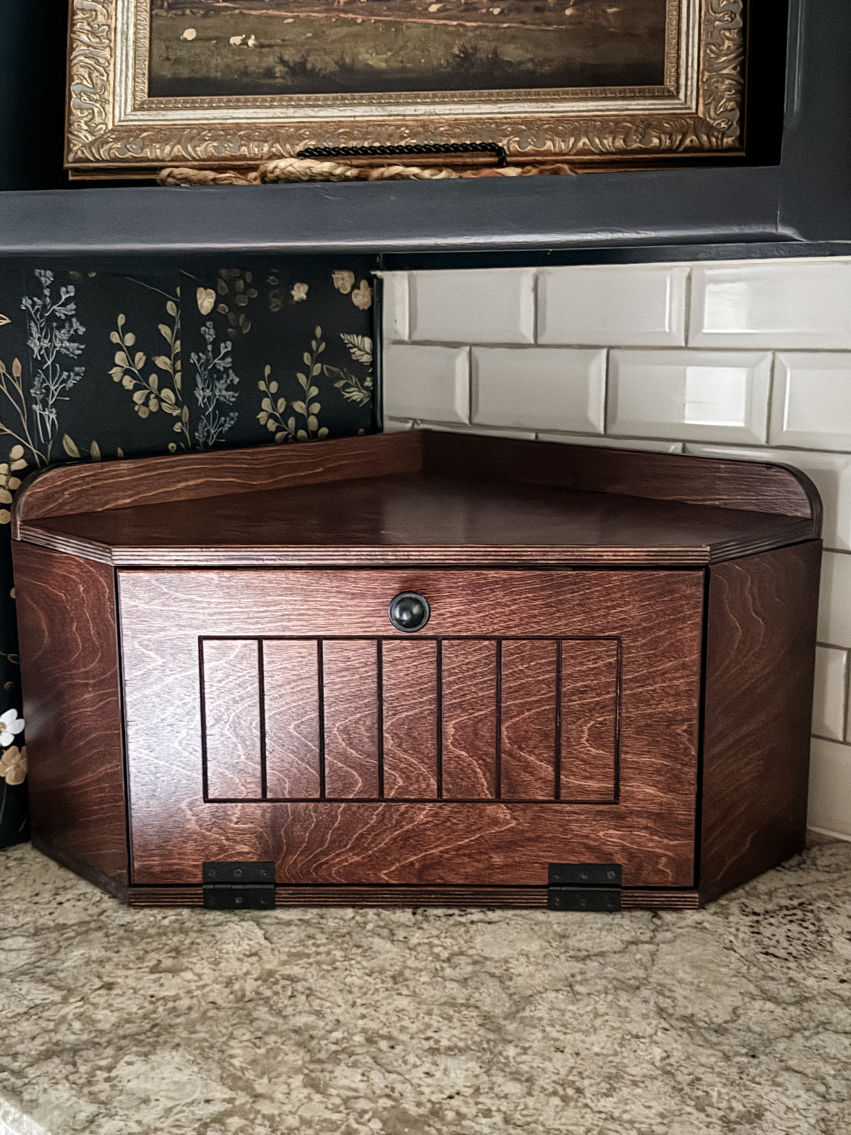 Bread Box in Red Oak Stain