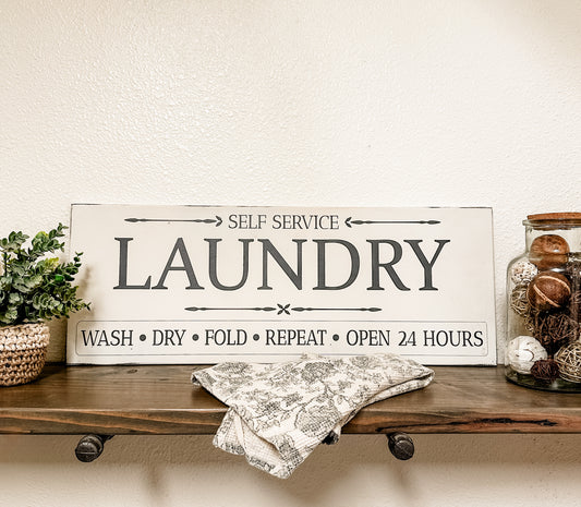 Laundry Wall Sign