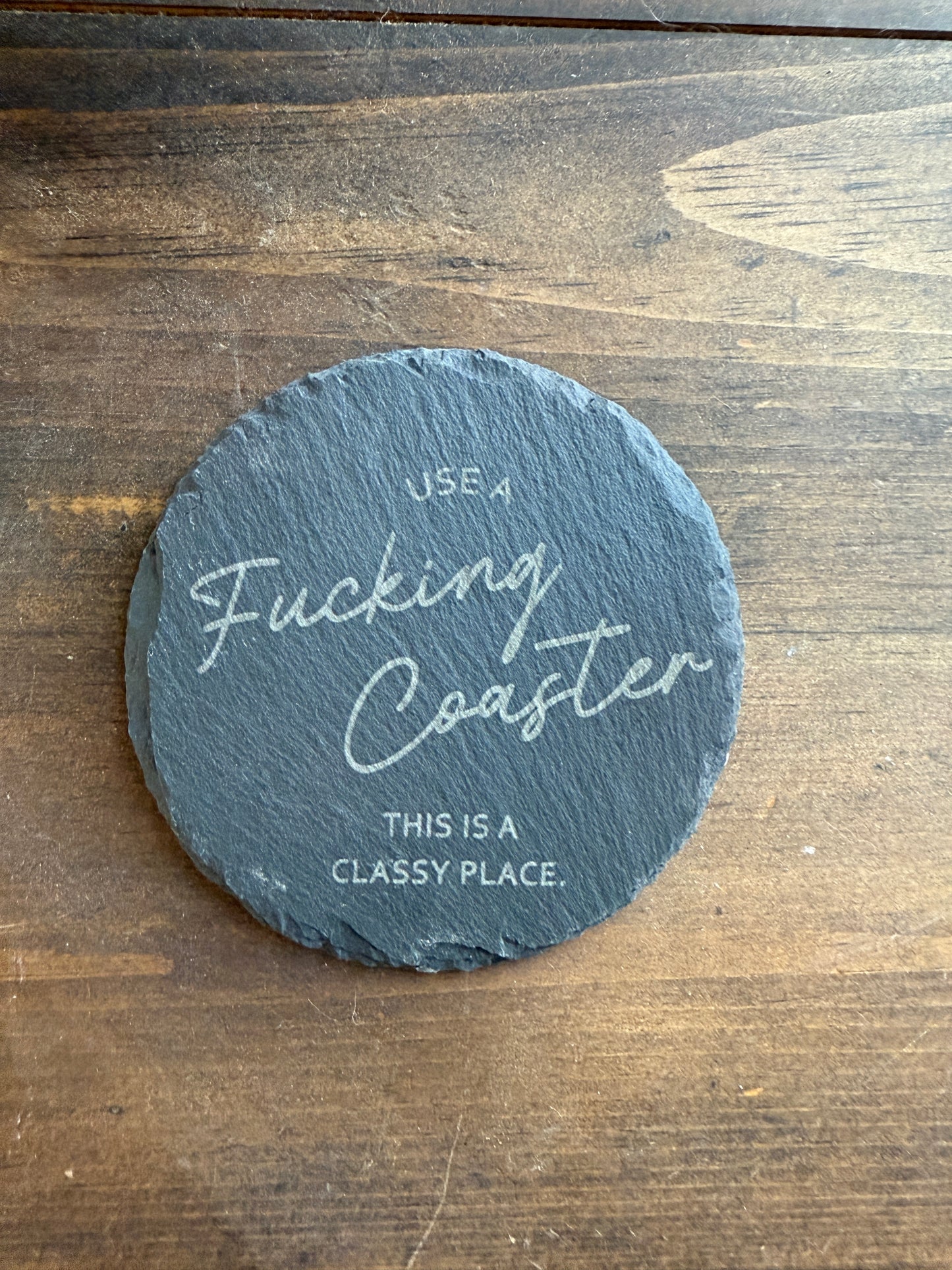Funny Coasters Engraved Slate Coasters