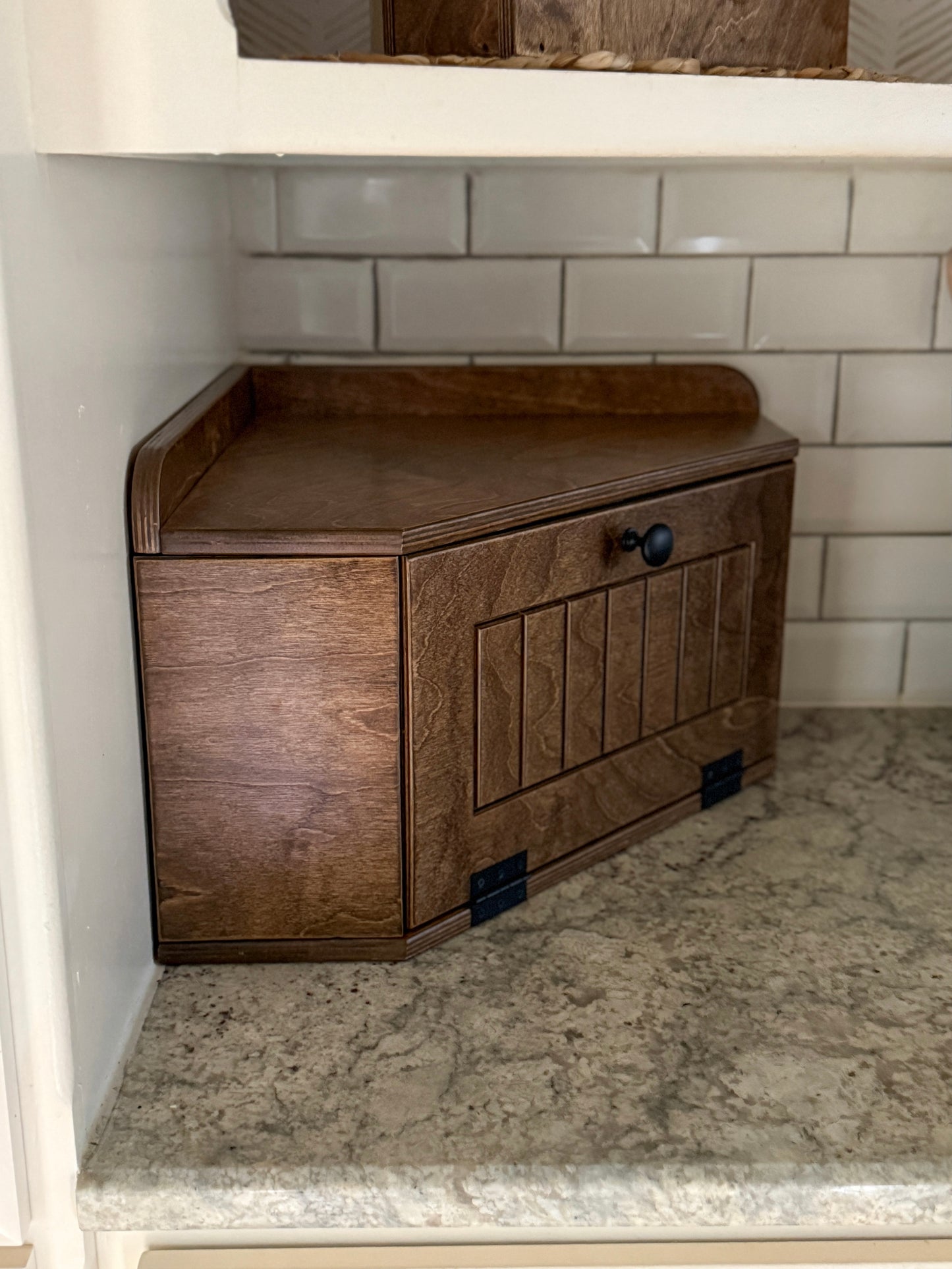 Bread Box Warm Brown Stain