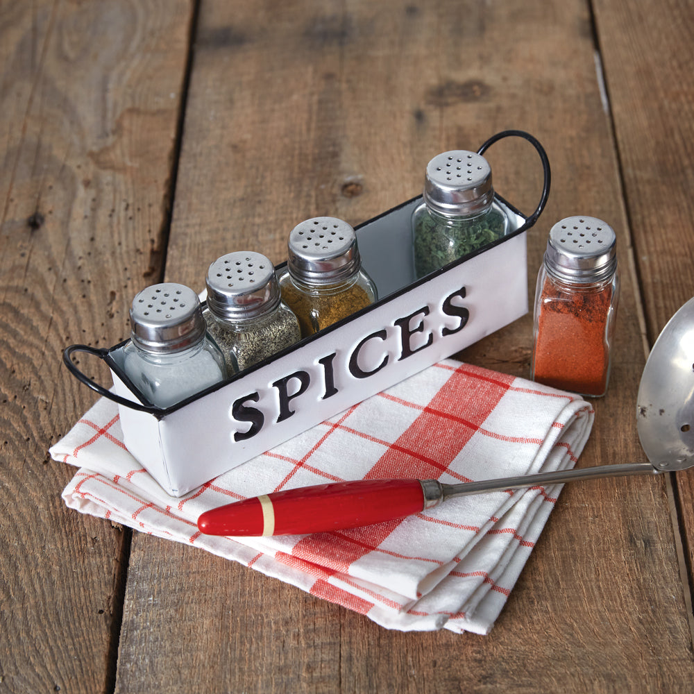 Five jar spice caddy